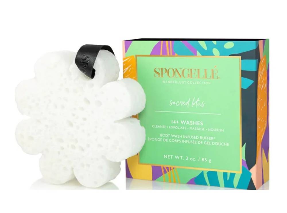 Spongelle Sacred Lotus | Wanderlust Boxed Flower