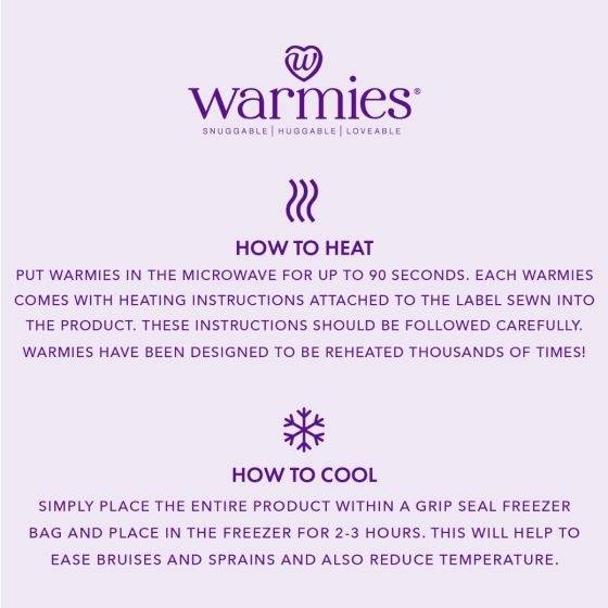 Warmies Warm Hugs Sloths Heat Packs