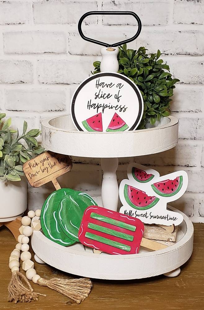 Tiered Tray DIY Kit - Watermelon Bundle