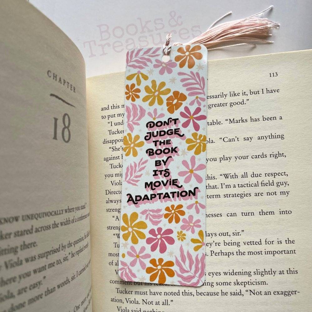 Don’t Judge Metal Bookmark Bookish Gift