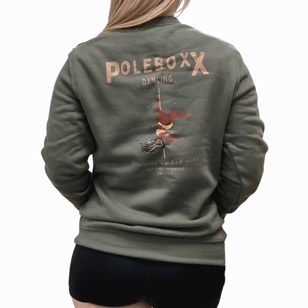 PoleBoxx Womens Originals Pocket Pullover - Khaki