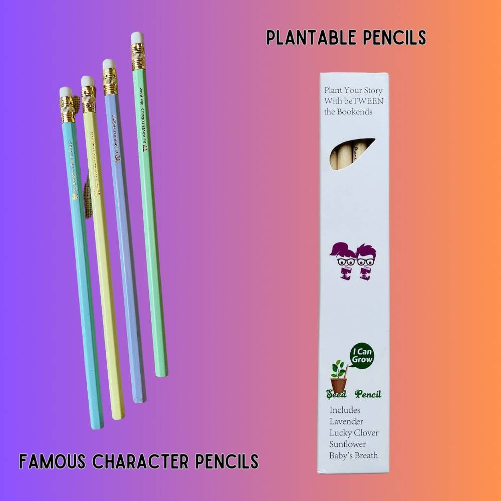 Bookish pencil sets