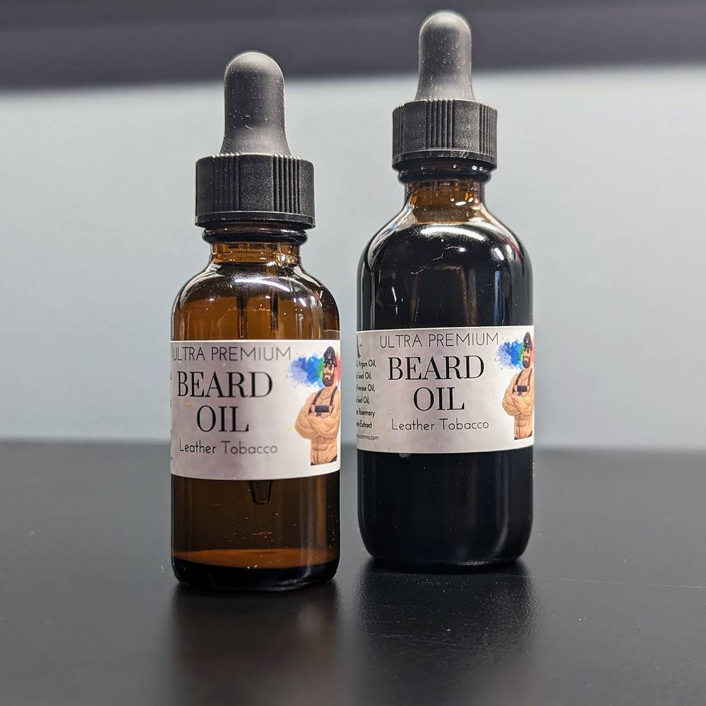 Ultra Premium Leather Tobacco Beard Oil