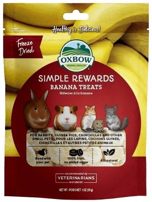 Oxbow Simple Rewards Banana Treats