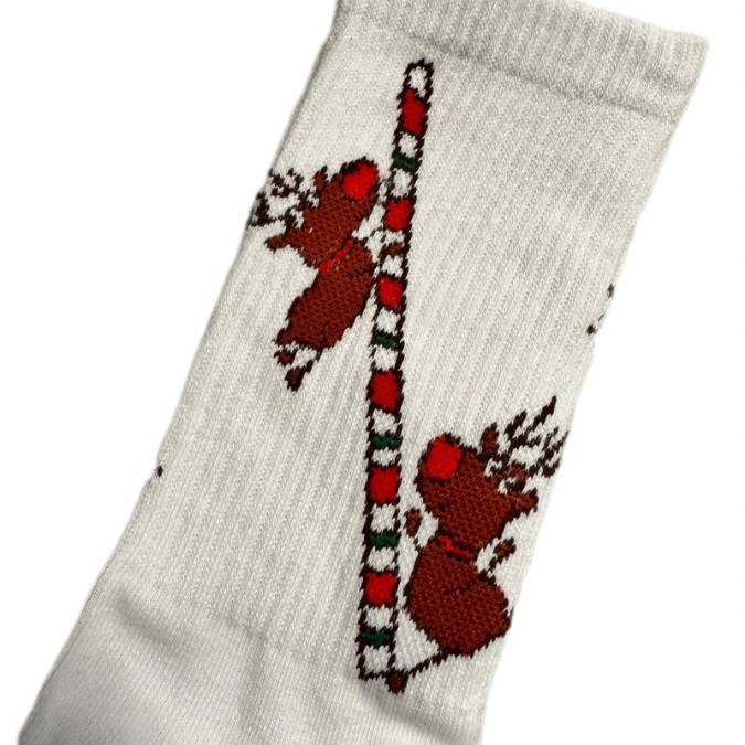 Make it Rain-Deer Athletic Socks