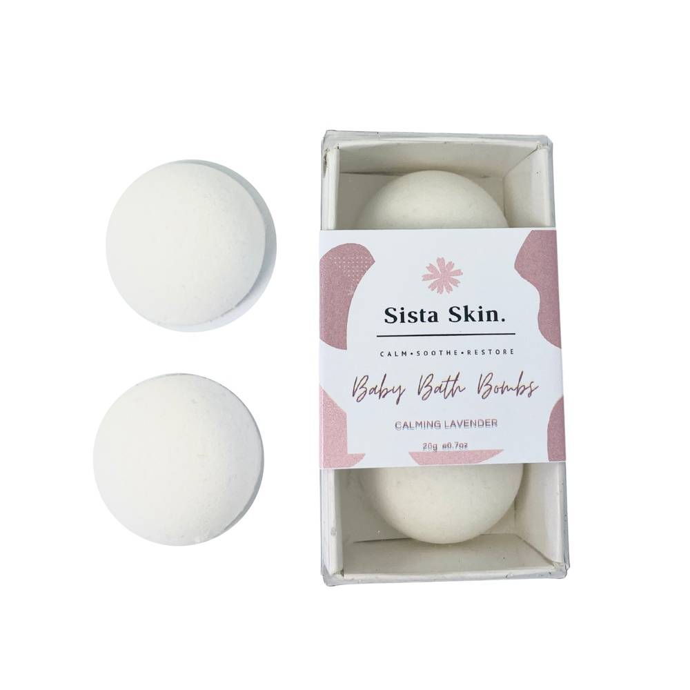 Sista Skin Baby Bath Bombs 2pk