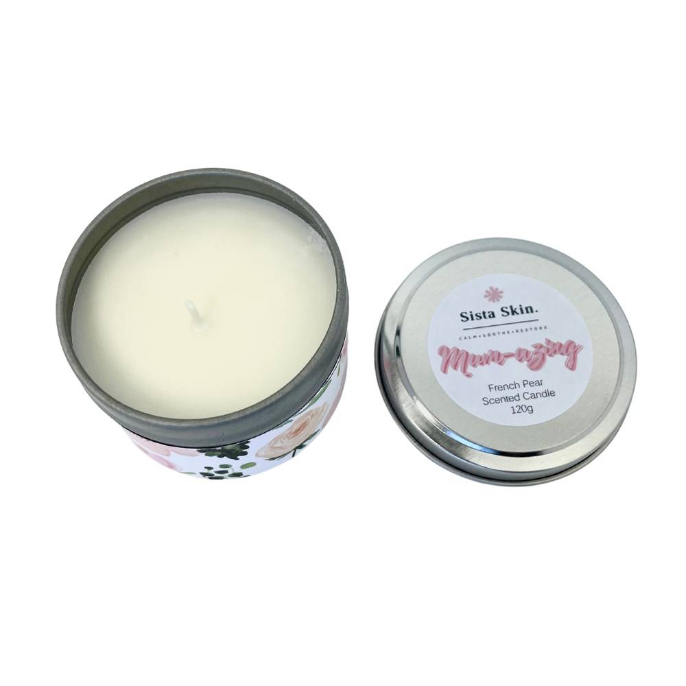 Sista Skin Scented Soy Candle Tin 120g