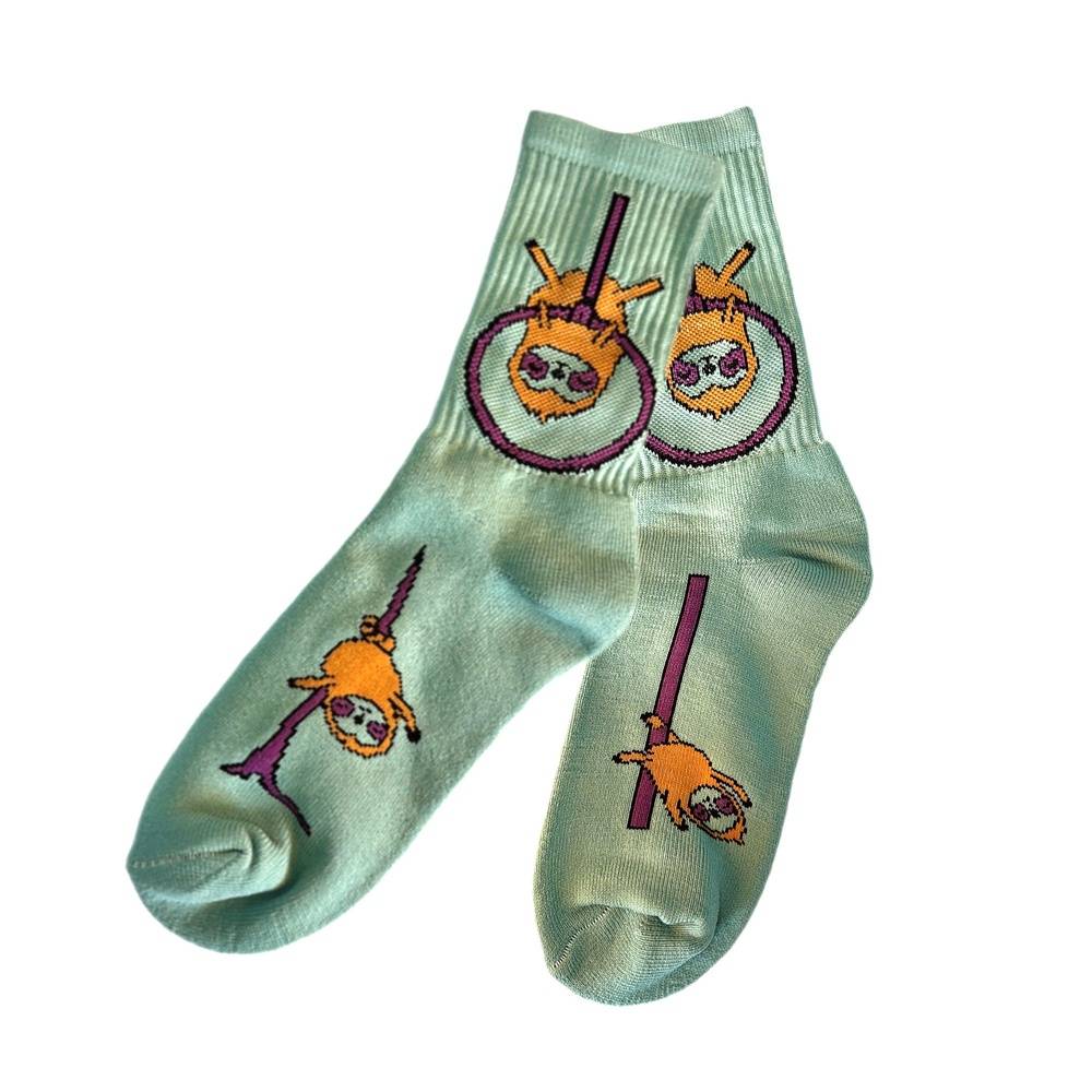 Aerial Sloths Athletic Socks