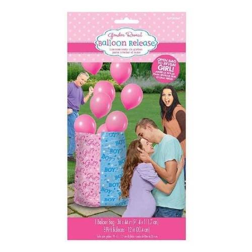 Gender Reveal Balloon Bag Kit – Girl