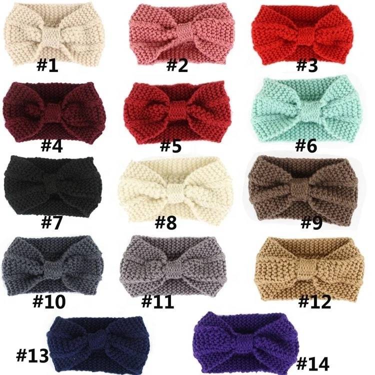 Knitted ear warmer headband -