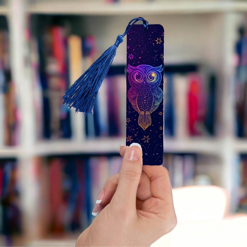 Celestial Owl Metal Bookmark Bookish Gift for Book Lovers