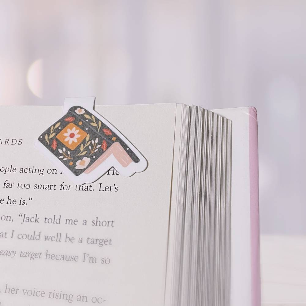 Open Book Magnetic Bookmark