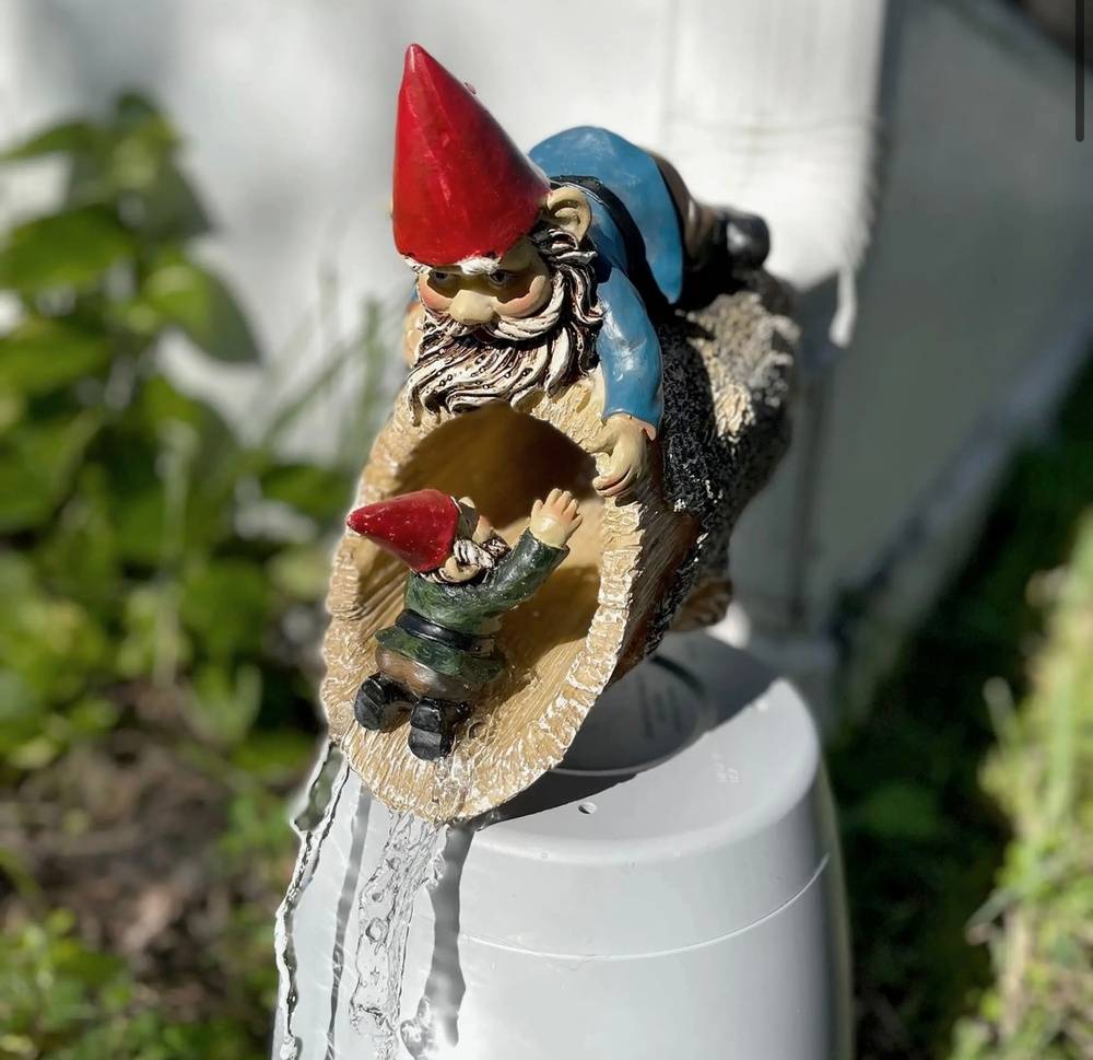 “Oh Gnome” Downspout Extension