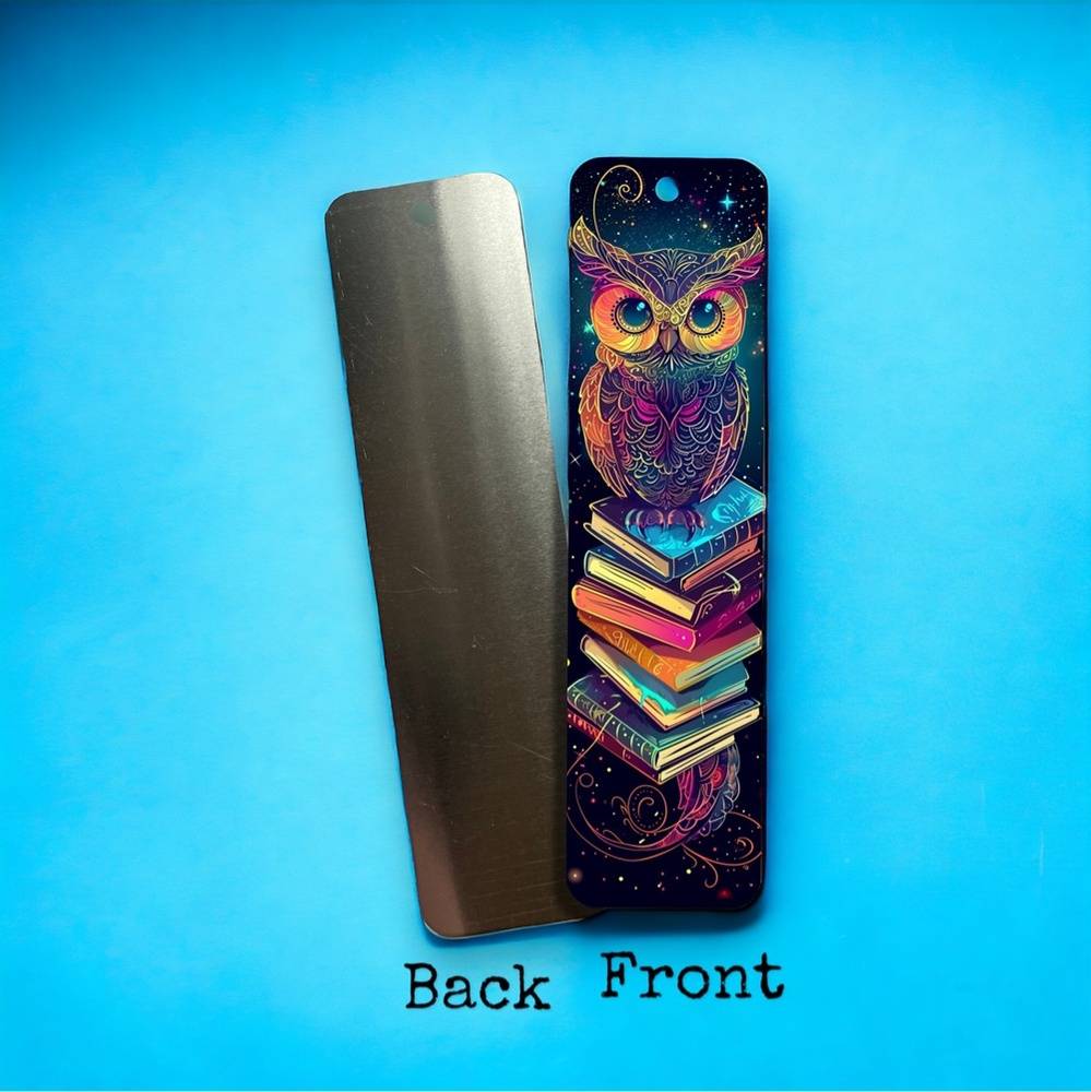 Colorful Owl Bookmark Bookish Gift for Book Lovers