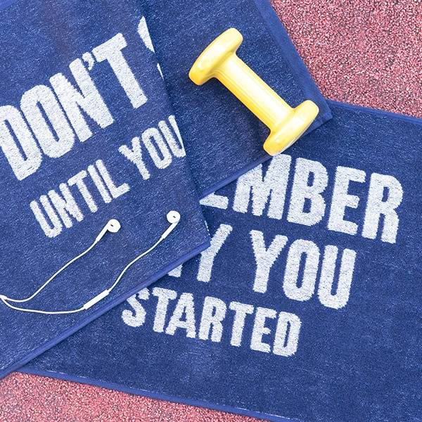 Motivational Workout Towel Set of 2