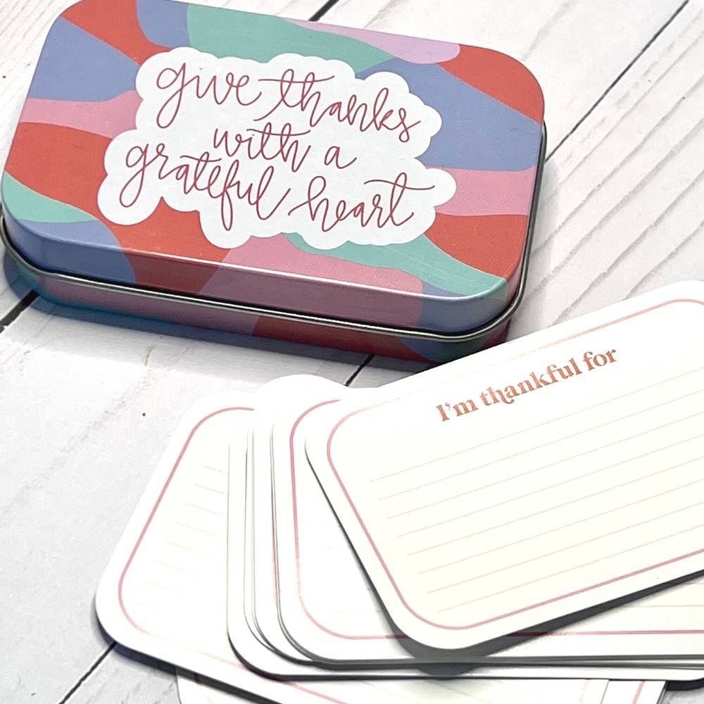 Gratitude Cards & Tin