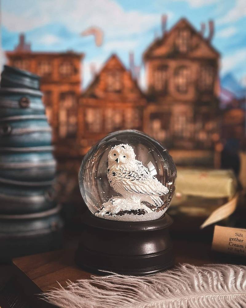 Snowy Owl Snow Globe