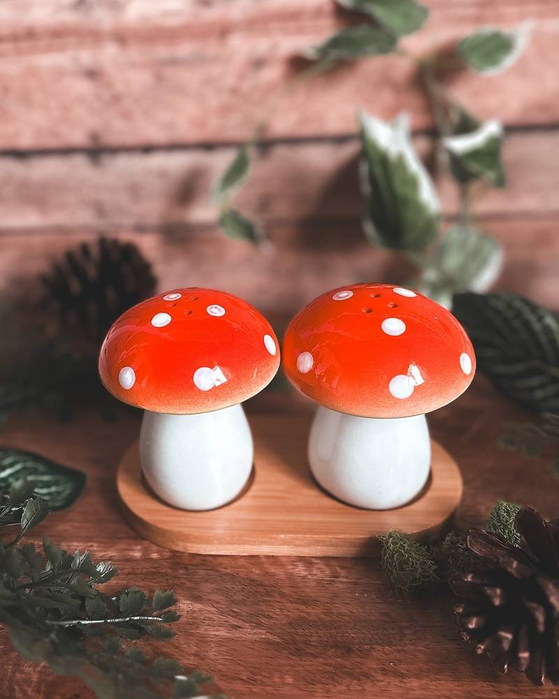 Toadstool Salt & Pepper Shakers