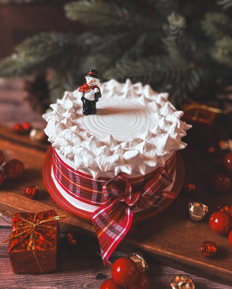 Snowman Christmas Cake