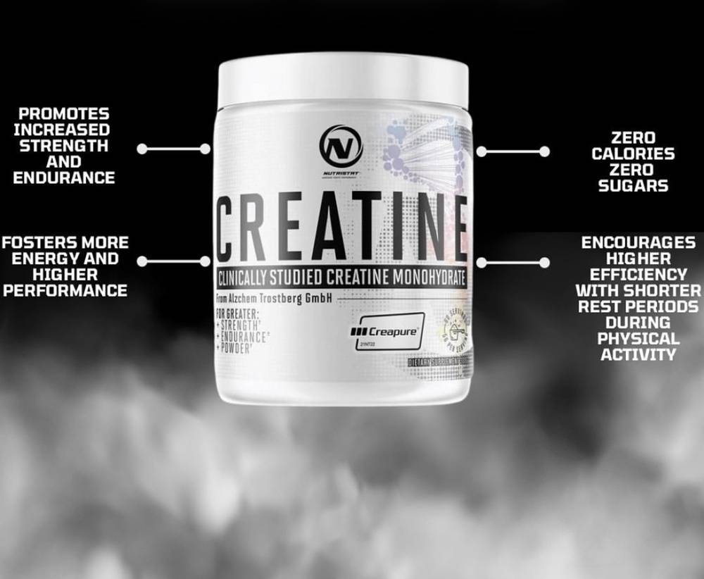 Nutristat: Creatine Monohydrate (Unflavored) 60 servings