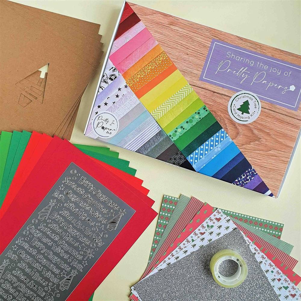 Iris folding Christmas cards kit from Pretty in Paper by B