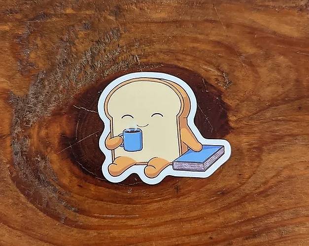 Toasty Coffee Sticker