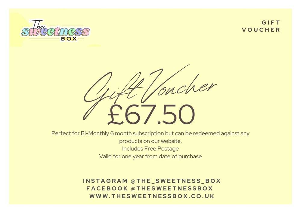 £67.50 Gift Voucher