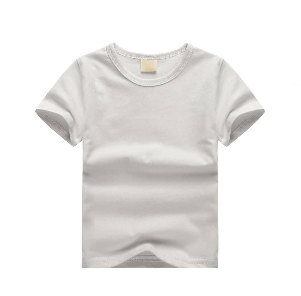 Round Neck T-shirt, Blank White