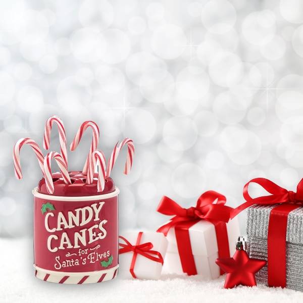 Ceramic Candy Cane Holder