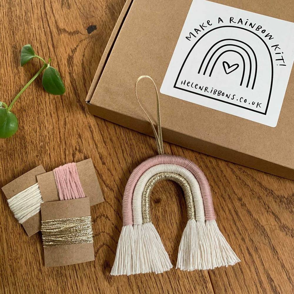 Macrame rainbow kit from Helen Ribbons Home