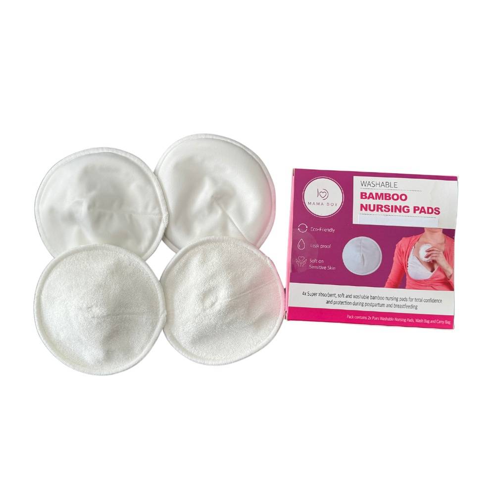 Mama Box Washable Nursing Pads 4 pack