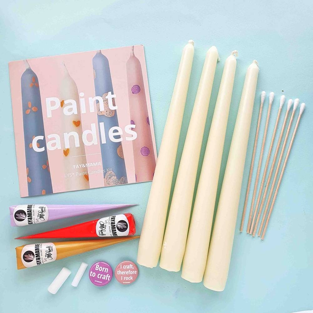 Candle painting kit from Fay & Mamie