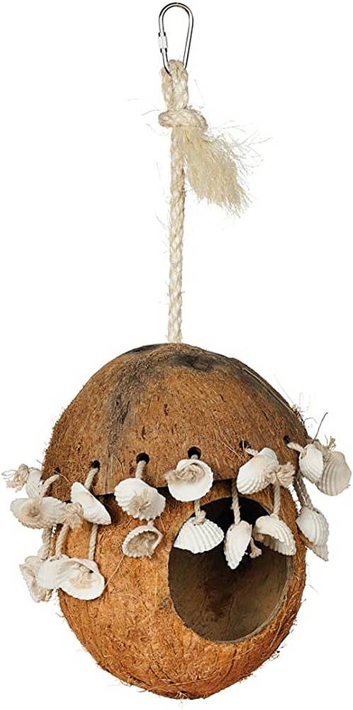 Prevue Pet® Prevue Hendryx™ Natural Coco Hideaway Shell 5 X 11-3/8 Inch