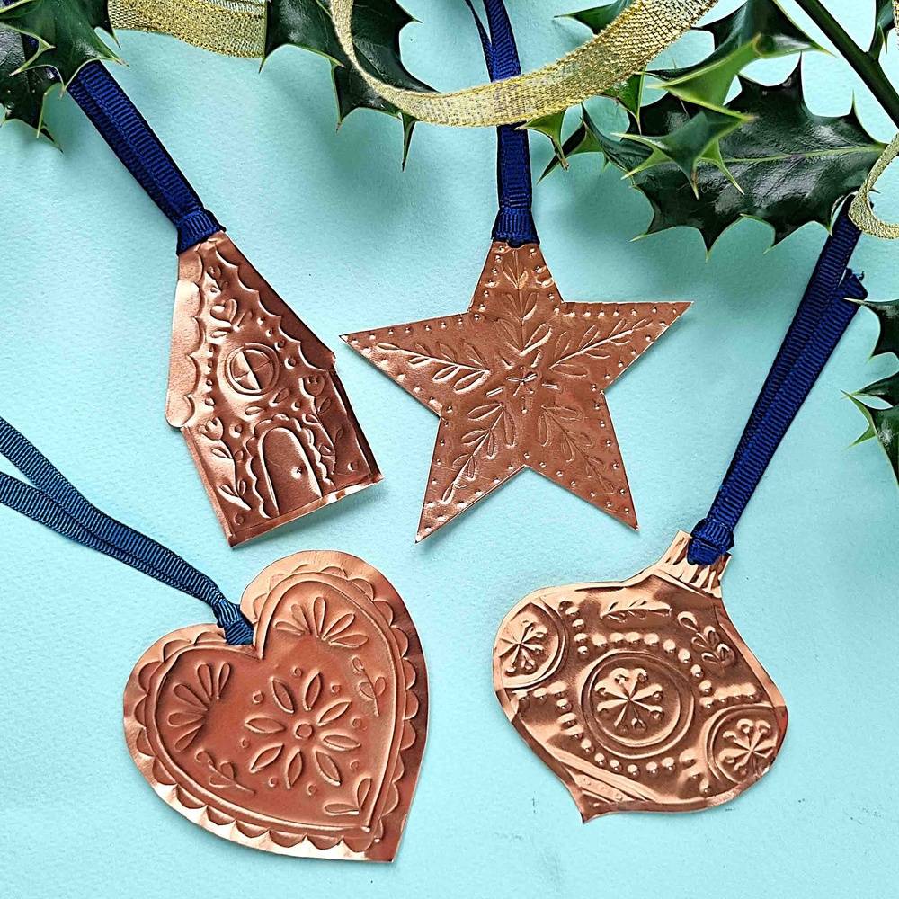 Metal embossing workshop at Hidden Store - Saturday 14th December