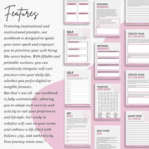 "Figuring Out What Self-Care Looks Like For Me" Workbook (Digital)