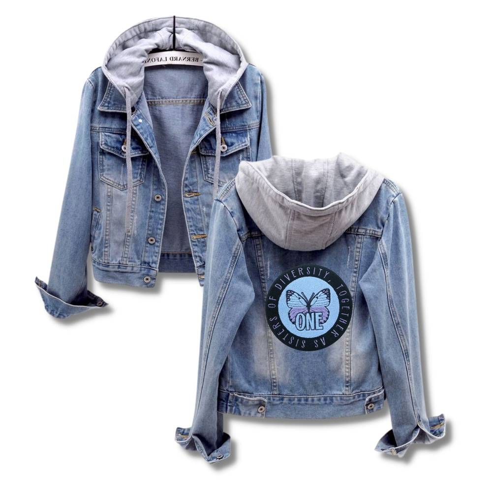 TNX Chenille Patch Denim Jacket