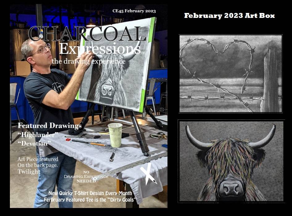 February 2023 Drawing Art Kit w/PDF