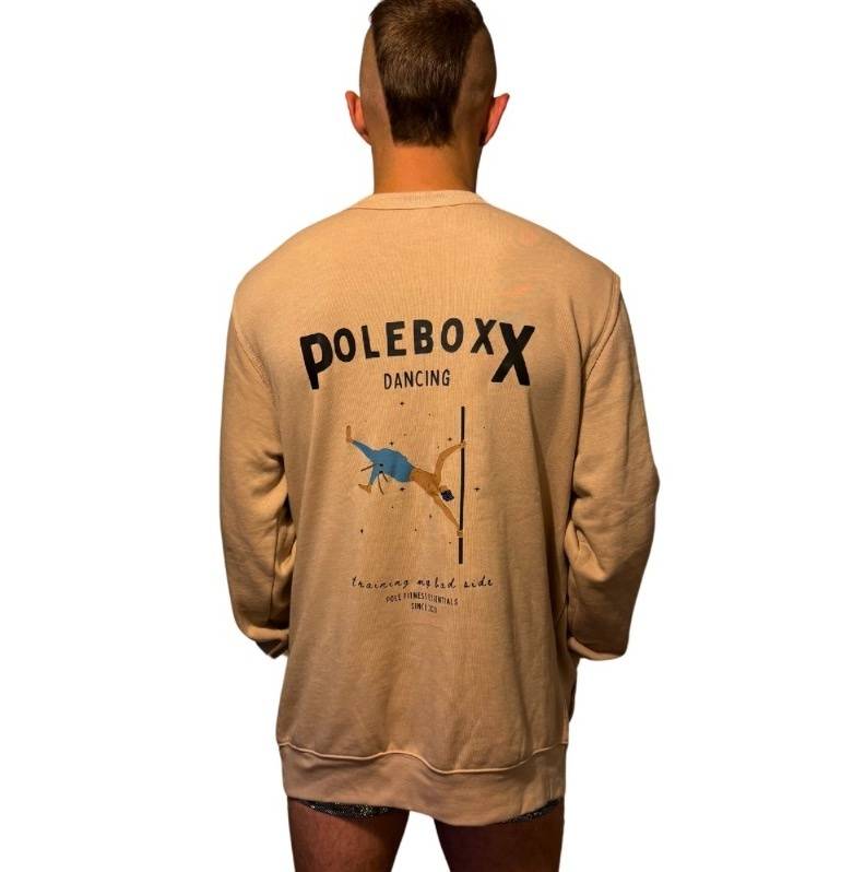 PoleBoxx Mens Originals Pocket Pullover - Beige