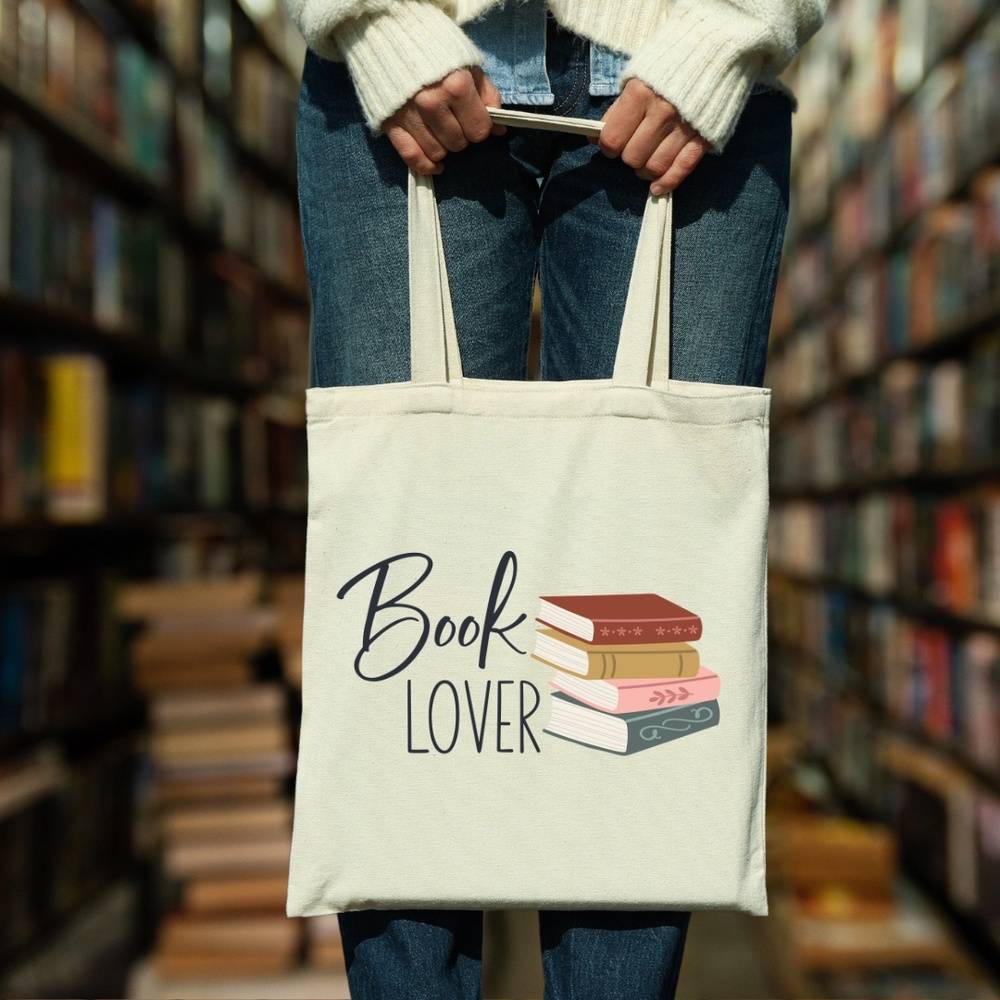 Book Lover Tote Bag