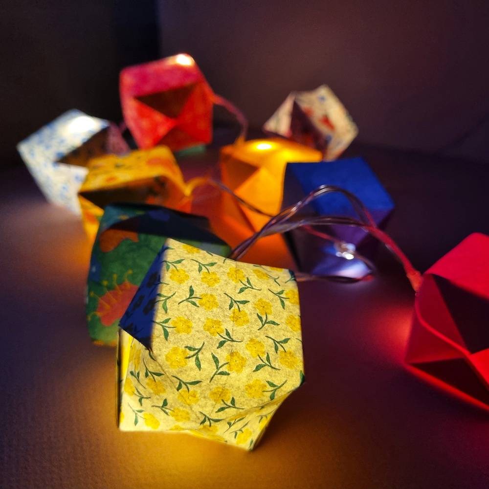 Origami fairy lights workshop at Flourish - Saturday 16th November