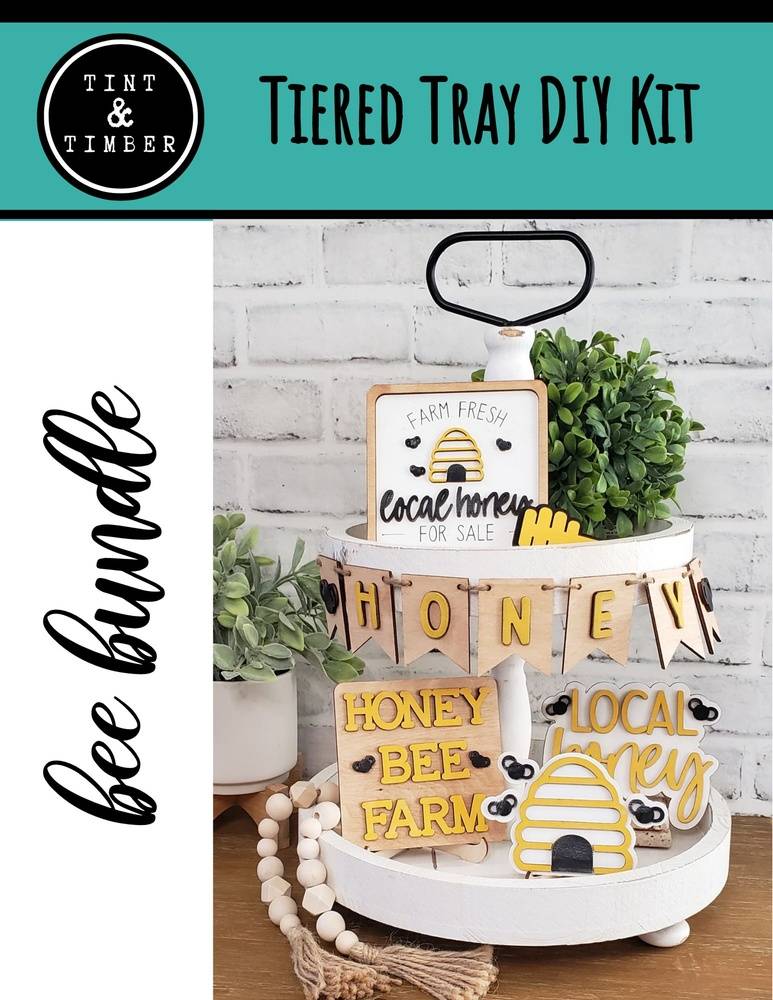 Tiered Tray DIY Kit - Bee Bundle