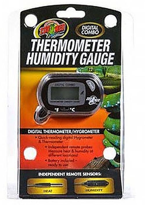 Zoo Med Laboratories Digital Combo Thermometer Humidity Gauge