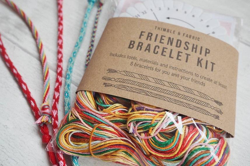 Friendship bracelet kit from Thimble & Fabric