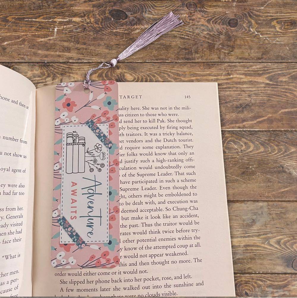 Adventure Awaits Metal Bookmark