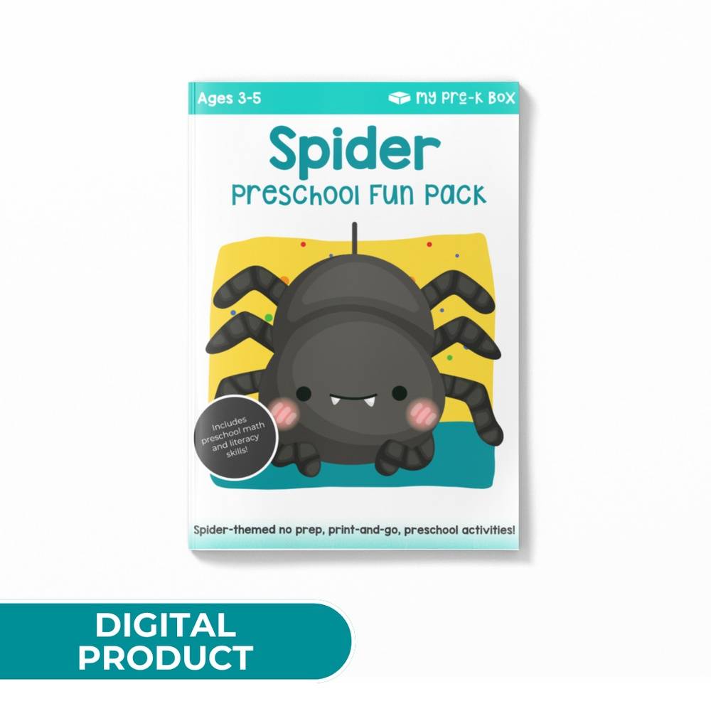 PRINT AT HOME: Spider Preschool Fun Pack