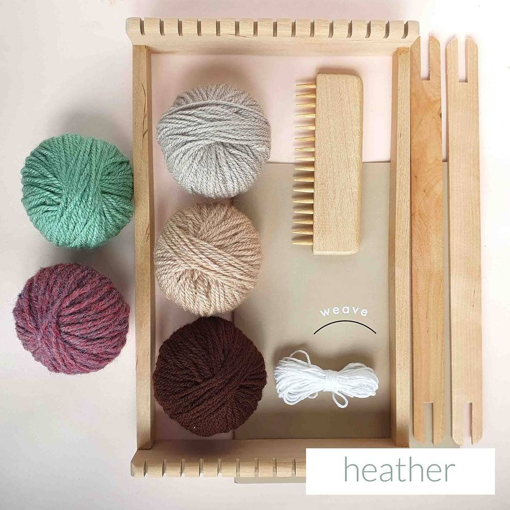 Loom weaving kit by Squid Ink Co