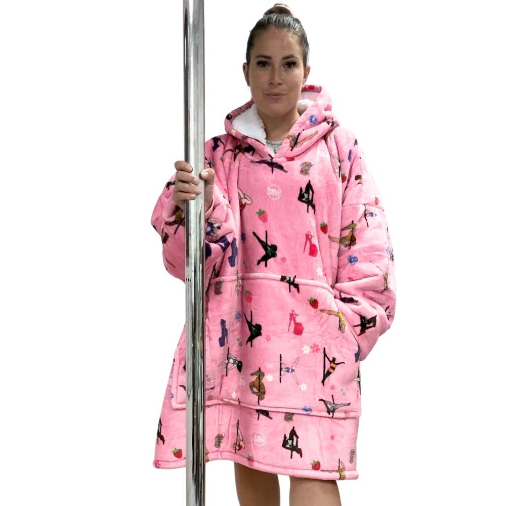 Pole Dancer Blanket Hoodie