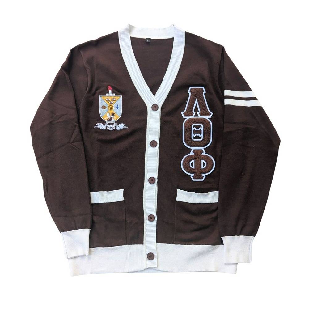 Lambda Varsity Cardigan Sweater