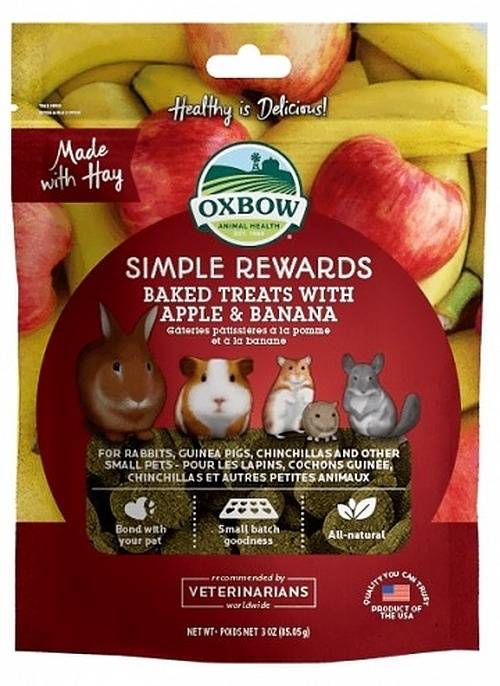 Oxbow Simple Rewards Baked Apple & Banana