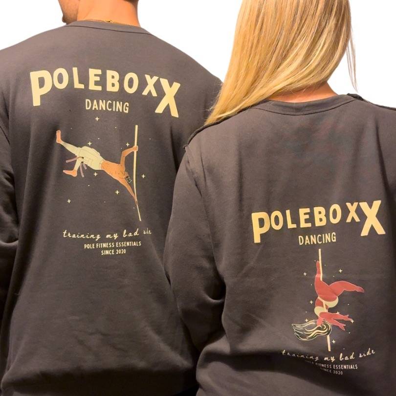 PoleBoxx Mens Originals Pocket Pullover - Grey